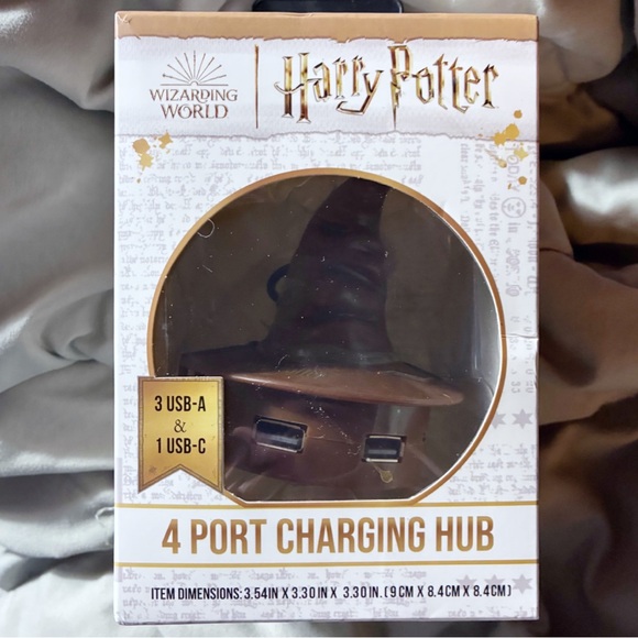 Wizarding World Of Harry Potter Other - USB Hub Harry Potter Sorting Hat Wizarding World Hogwarts 4 Port Tech Power
